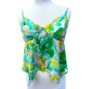 Wild Fable Satin Handkerchief Camisole Top